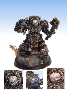 Ultramarines chaplain by miniatureheaven