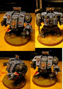 Space Wolf Dreadnought by tattooedbatman