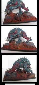 GIANT SPINED CHAOS BEAST // bete épineuse du chaos by noxyren80