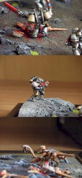 Spase Marines vs Tyranids Diorama - Close-ups by Vinni Pooh