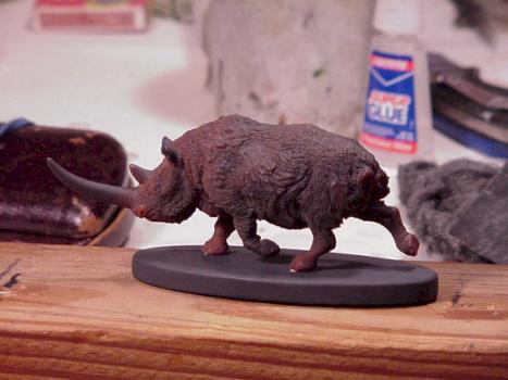 woolly rhino by Jodee