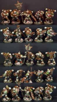 Death Guard Plague Marines Unit 3 by Xcorac