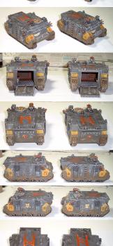 Space Wolves Rhino Transports by Aulbath