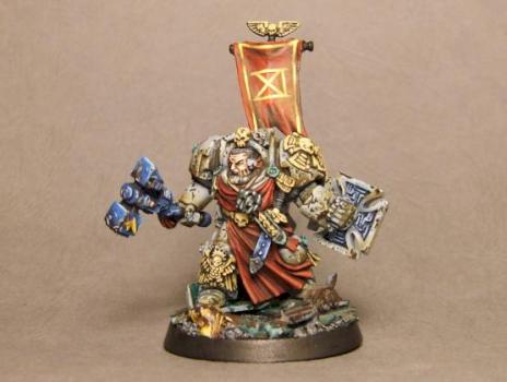 Space Marines Sergeant in Terminator Armour by mutogeno