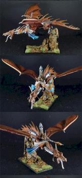 High Elf Lord On Dragon by TheMiniatureWorkshop