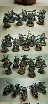 Chaos Space Marine Army by bradshaw