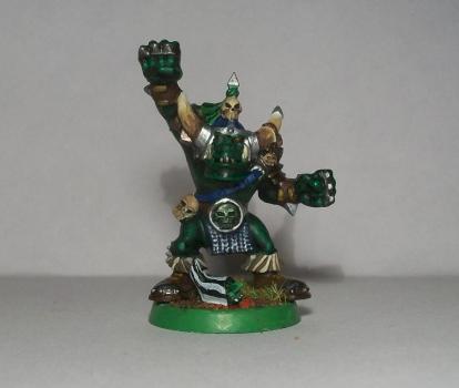 Blood Bowl Orc Team - Black Orc Blocker by sambu