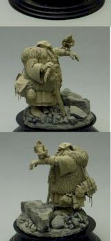 Dwarf with little human by irina_est