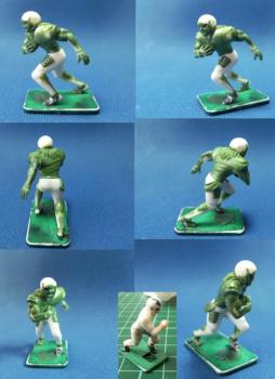 Miniature football pro football running back sculpture by footballdim