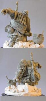 Dwarf with axe and pot by irina_est