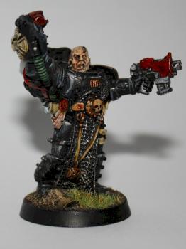 Black Templar Games Day Miniature by niewiem