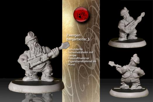 Dwarf Miner by Sculpy