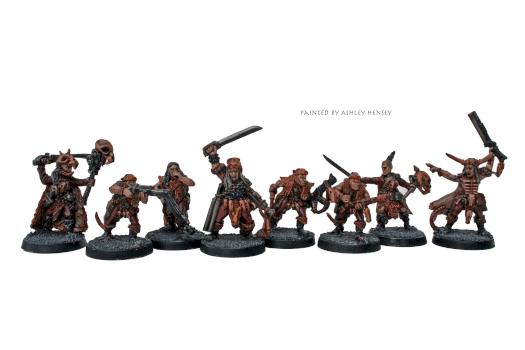 Necromunda Ratskin Gang by ashley hensey
