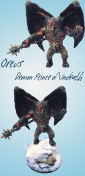 Orcus, Demon Prince of Undeath (Repaint of Orcus D&D miniature) by Xanthestar