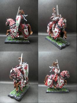 Warhammer Bretonnian Knight of Red Roses by tinman755