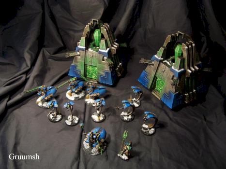 Winter Necron Army by Gruumsh
