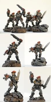 Space Marine Scouts by batthemadbat