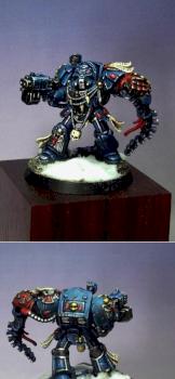 crimson fist veteran (space hulk) by avalon008