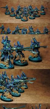 Dark eldar warriors by Alex Oz