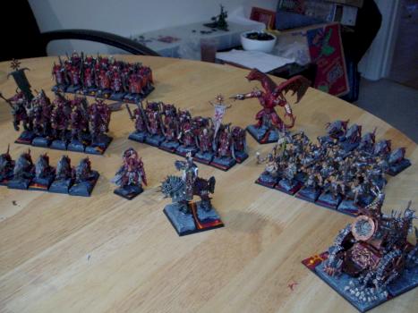 Warriors of Chaos army by jmagsts