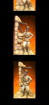 Italian captain of artillery. Libya 1925 by Bejelit