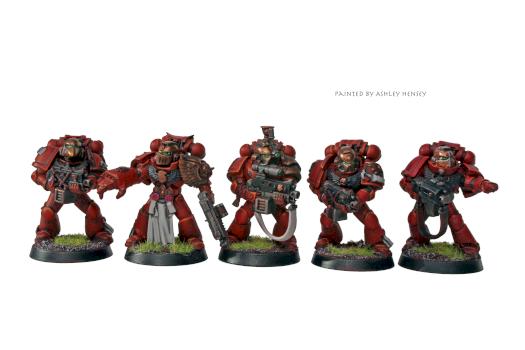 Blood Angel Sternguard by ashley hensey