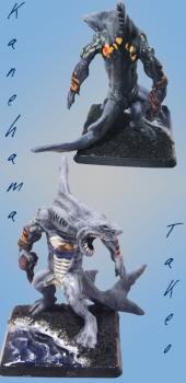 Kanehama Takeo, Wereshark Hybrid Form by Xanthestar