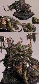 Animistic Shaman on Brontops by kraksa