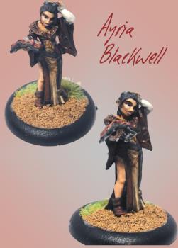 Ayria Blackwell (Jolie, Female Scribe) by Xanthestar