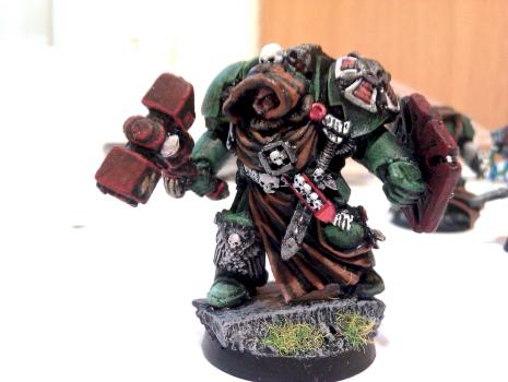 Dark Angels Captain with Storm Hammer & Thunder Shield by jaibrot