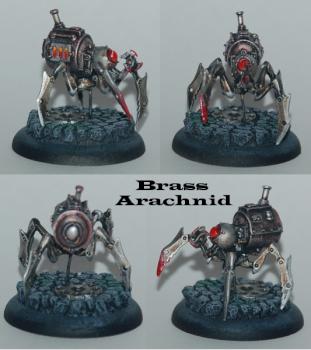Malifaux Brass Arachnid Construct by Darkover