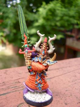 Aekold Hellbras Champion of Tzeentch by greymeister