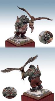 Ogre Chieftain falconer by Wolfbane