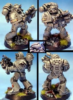 Mist Raven space marine by CatchDude