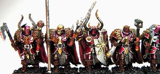 Khorne Wariors - Front line by Honez