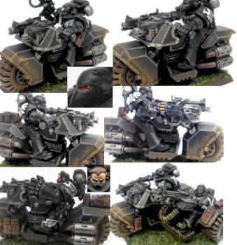 Dark Angels Ravenwing Bike Squadron by Valorus
