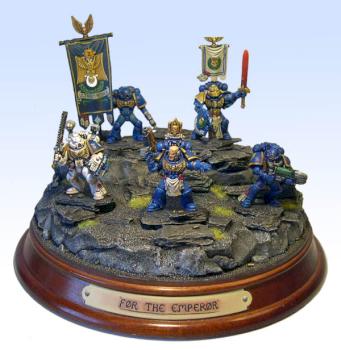 Space Marine Command Squad by Brokenblade