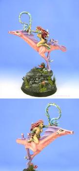 Chaos Slaanesh Mounted Daemonette by SaxonAngel
