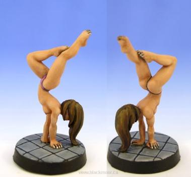 Acrobat girl by SaxonAngel