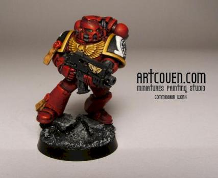 Tactical squad Space Marine 1 by artcoven