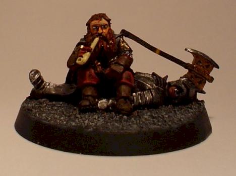 Gimli con Huruk-hai muerto by Aldarion