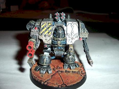 iron warrior dreadnought by senbei