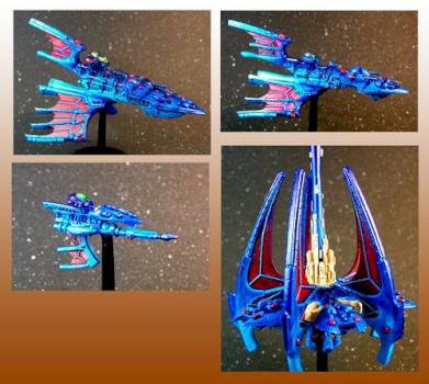 Eldar Fleet by jimwatton