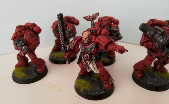 Blood Angels tatical squad by evignali