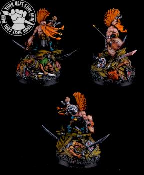 Warhammer FB/T9A/AoS Fyreslayers, Gotrek Gurnisson by cool-minis.com