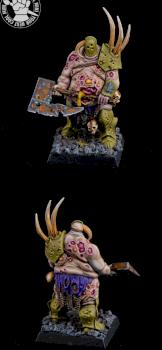 Warhammer FB/T9A/AoS, Warriors of Chaos Nurgle Chaos Lord by cool-minis.com