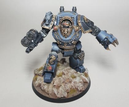Space Wolves Contemptor Dreadnought by clep