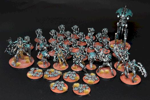 Necrons army by AndreaTerzani