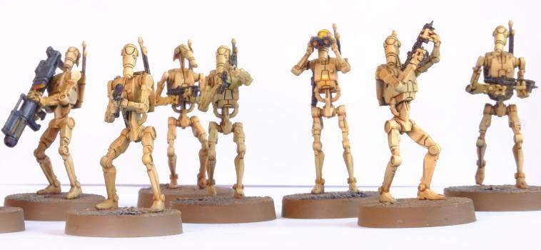 Star Wars Battle Droids by willsham