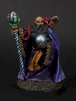 Reaper Miniatures PAINTED - TOX THE WIZARD - 02700 (metal miniature) by mikecarrero